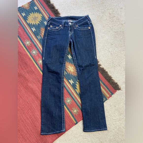 True Religion Denim - True Religion Blue Straight Leg Jeans Classic Style